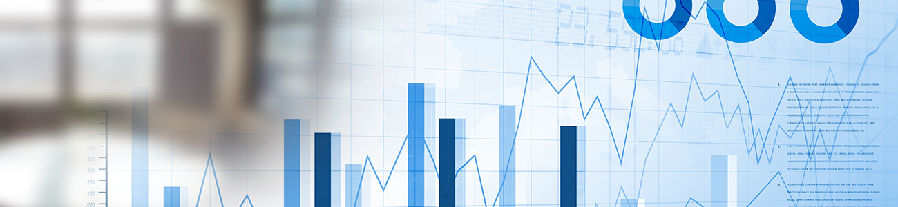 Transition effect in bar chart statistics and bright windows