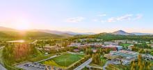 Aerial view of UBC Okanagan Campus